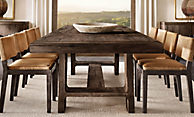 shop Davos Rectangular Dining Table - Brown Oak