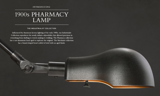 1900s Pharmacy Lamp