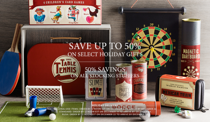 Restoration Hardware Homepage