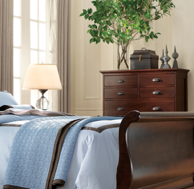 Marston 8-Drawer Tall Dresser Dark Cherry
