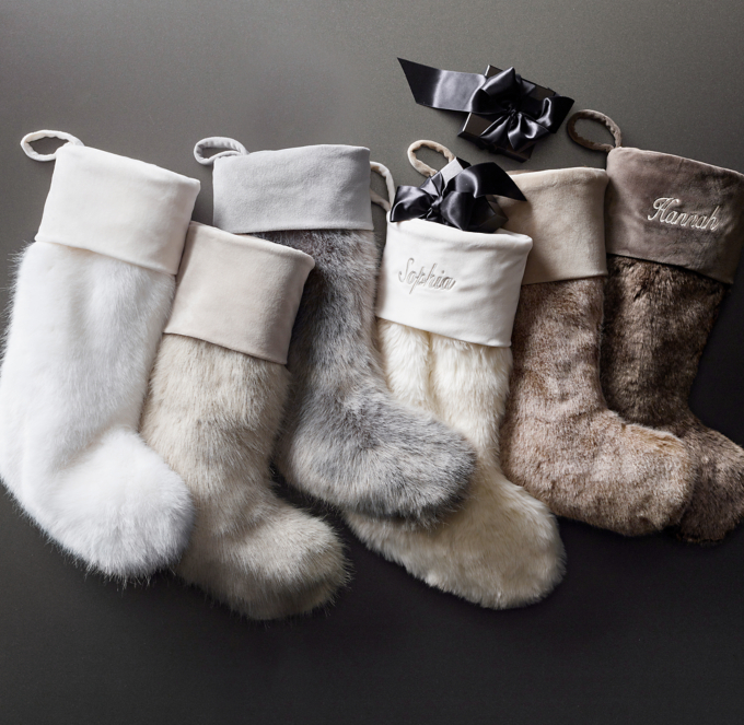 Luxe Faux Fur Stocking