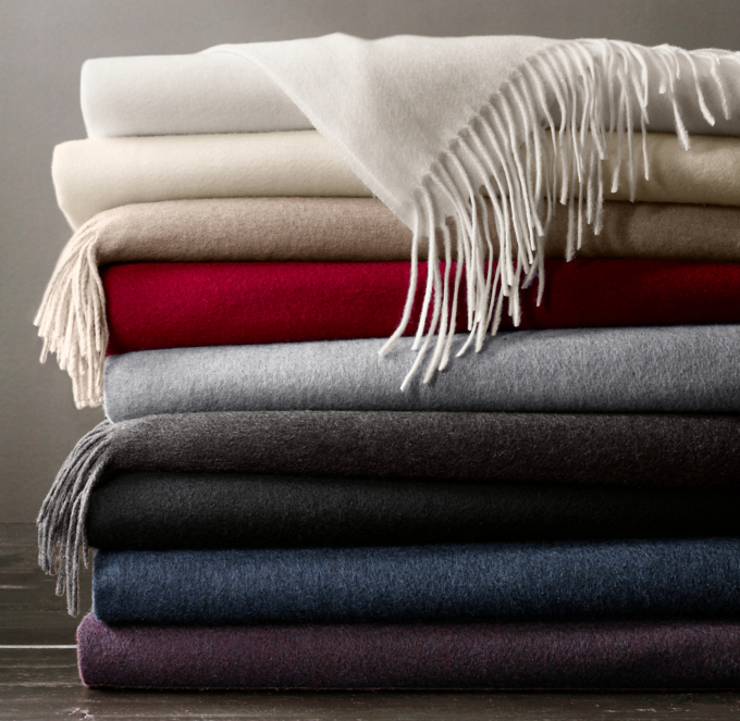 555Gram Cashmere Throw