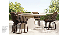 shop Alaro Wrapped Bronze Outdoor Dining