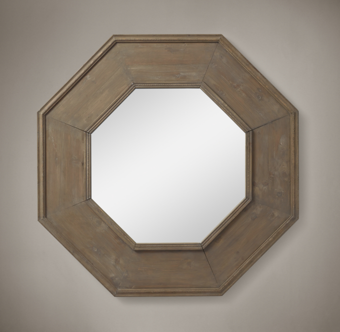Salvaged Octagonal Mirror