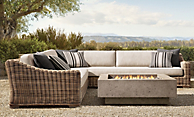 shop Provence Grey L Sectional