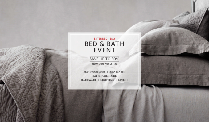 Restoration Hardware Homepage