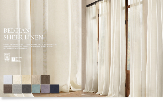 Drapery Collections Restoration Hardware