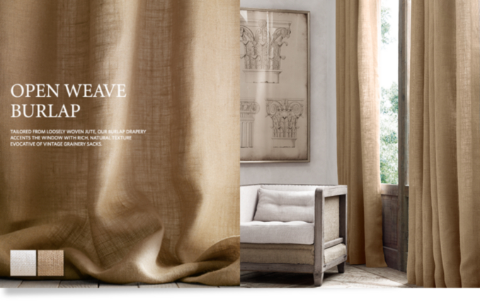 Drapery Collections Restoration Hardware