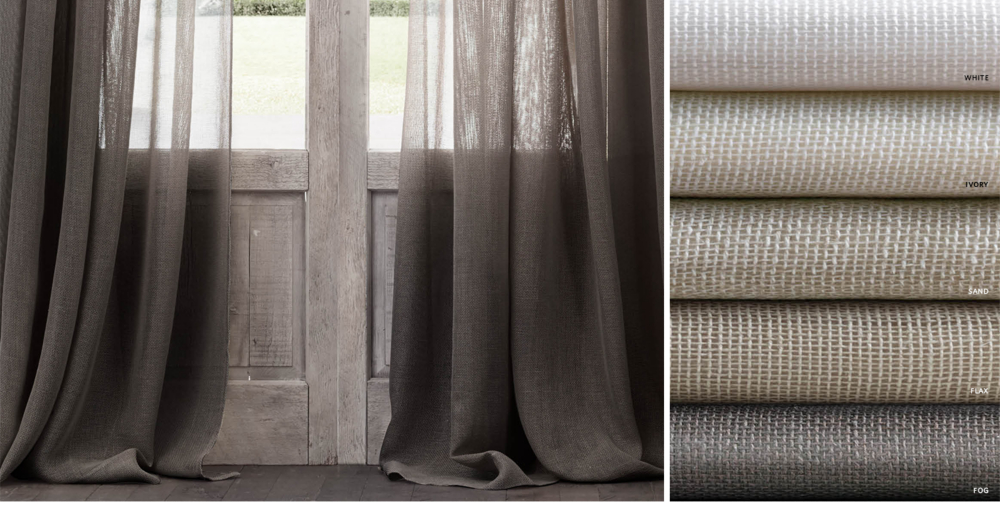 Drapery Collections Restoration Hardware