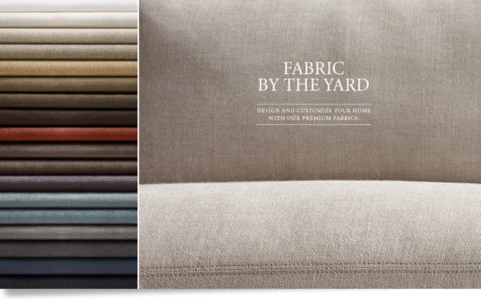 Fabric by the Yard Restoration Hardware
