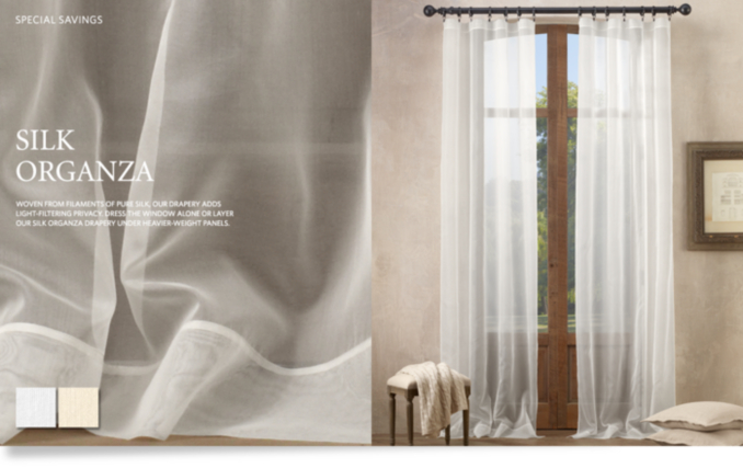 Drapery Collections Restoration Hardware