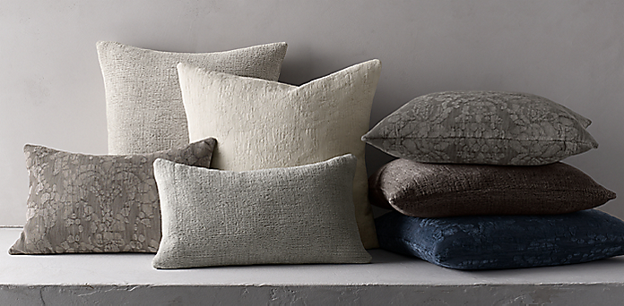 Throws, Blankets & Pillows RH