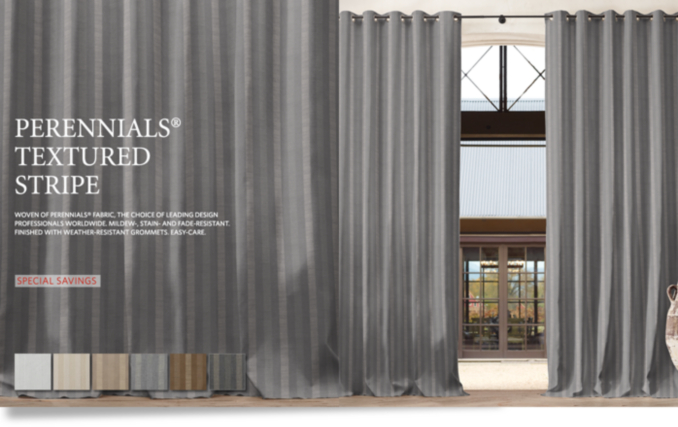 Perennials Textured Stripe
