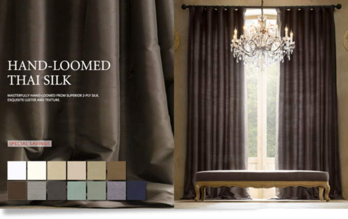 Drapery Collections Restoration Hardware