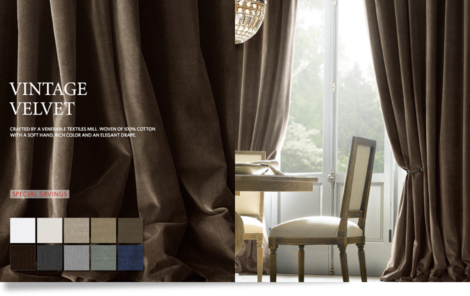 Vintage Velvet Drapery