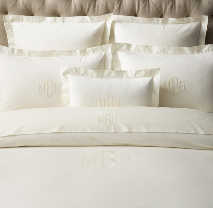 Italian Vintage-Washed 464 Percale Sheet Set