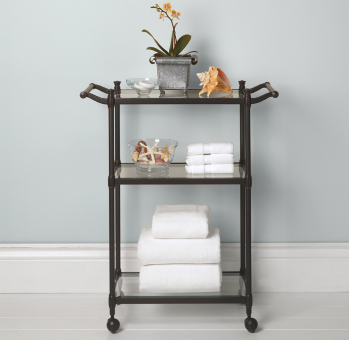 Newbury Rolling Bath Cart
