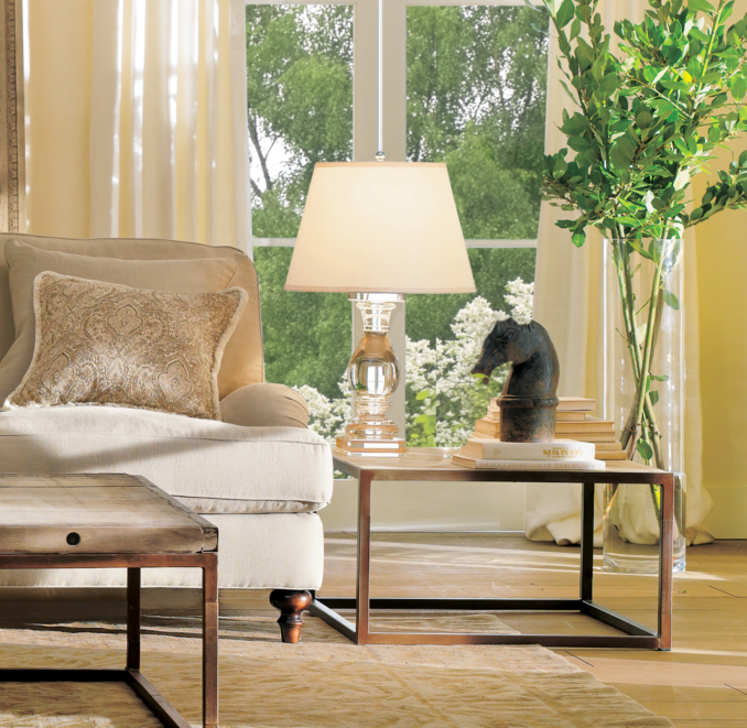 Crystal Banister Table Lamp