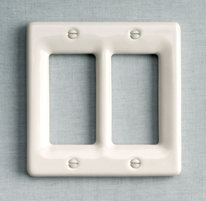 Ceramic Double Rocker Plate