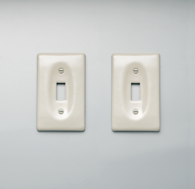 Ceramic Single Switch Plate