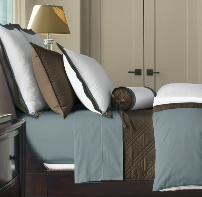 Italian Pintucked Sateen Euro Sham
