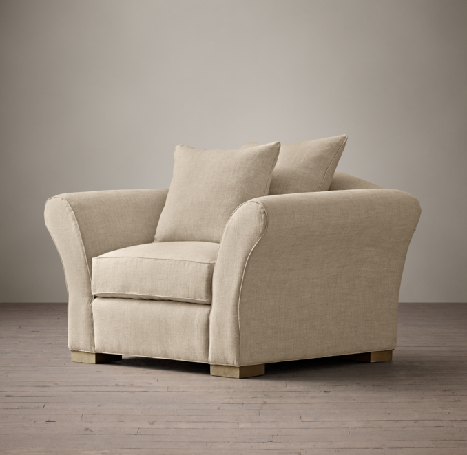 Camelback Upholstered Chair