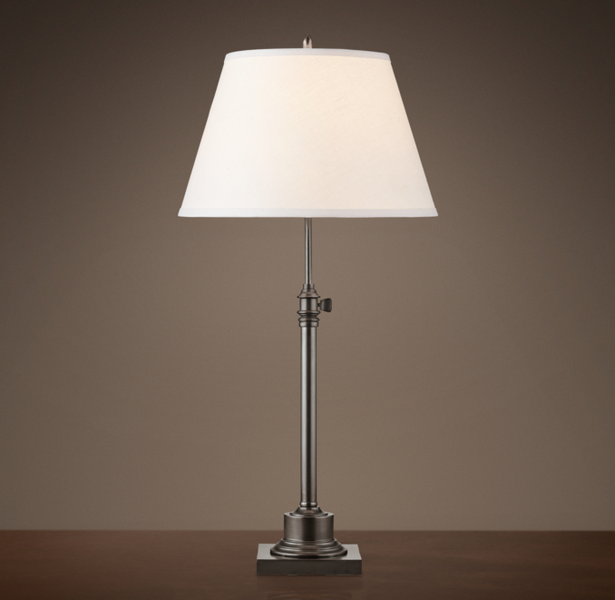 Library Table Lamp Bronze
