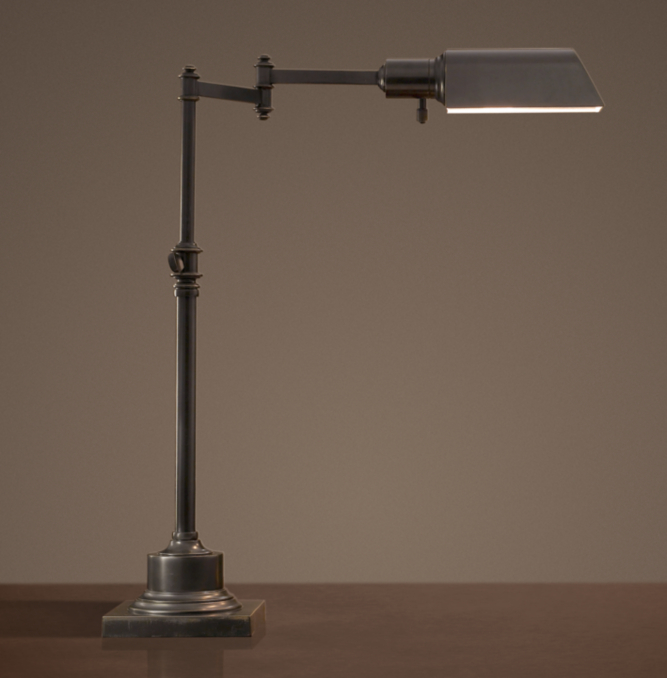 Library Task Table Lamp Bronze