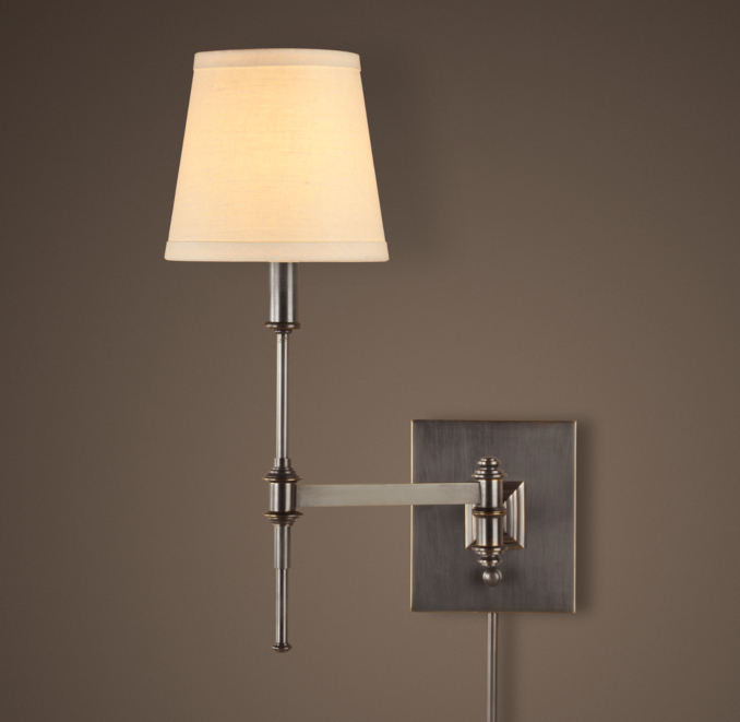 Library Swing-Arm Sconce Bronze