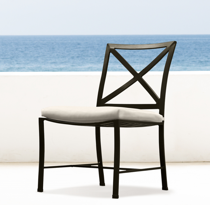 Carmel Side Chair Painted Metal