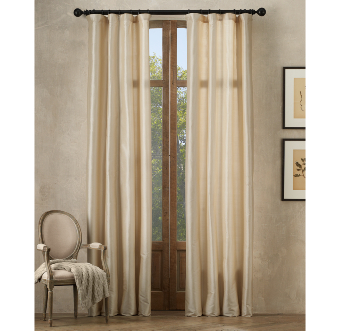 Thai Silk Tonal Stripe Drapery