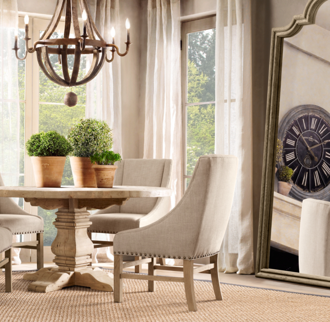 Opaque Belgian Linen Drapery