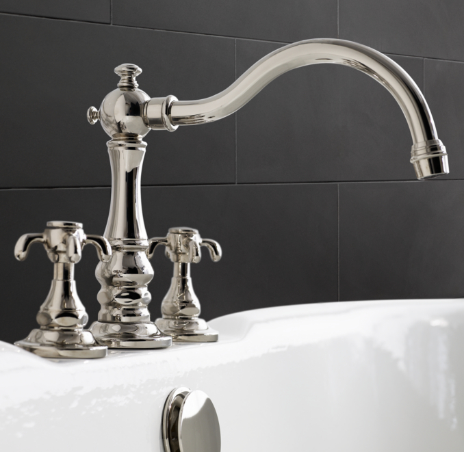 Bistro Deckmount Roman Tub Faucet Set