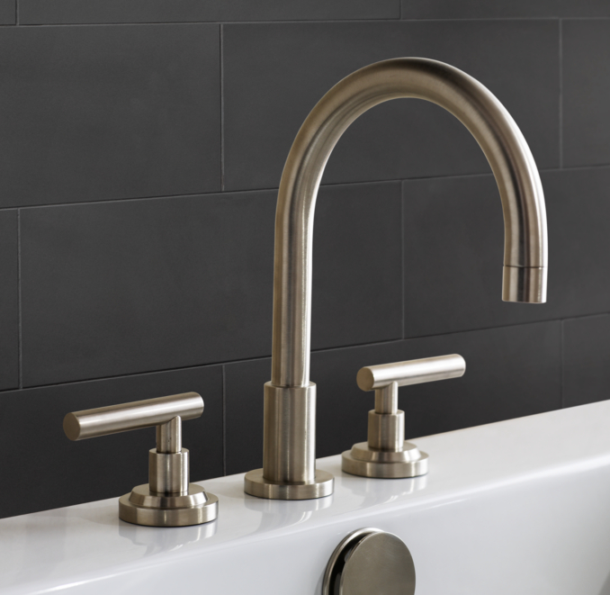 Spritz Deckmount Roman Tub Faucet Set