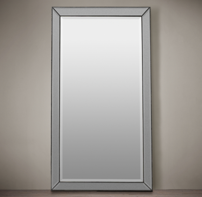 Beaded Leaner Mirror