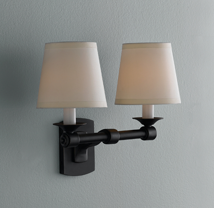 Campaign Double Sconce
