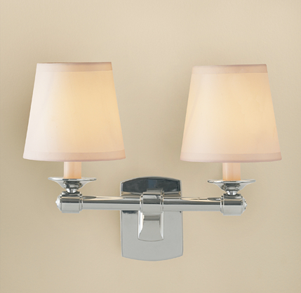 Campaign Double Sconce