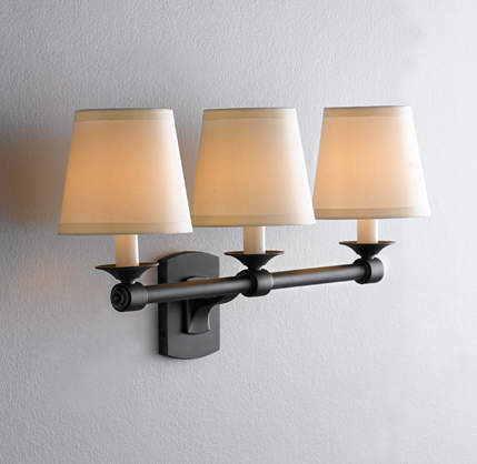 Campaign Triple Sconce