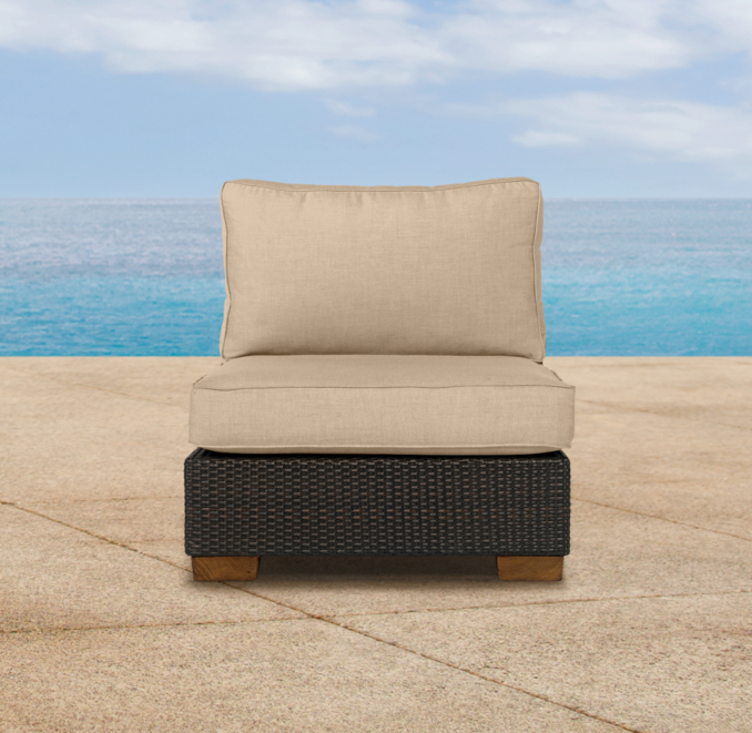 Del Mar Armless Chair Cushions