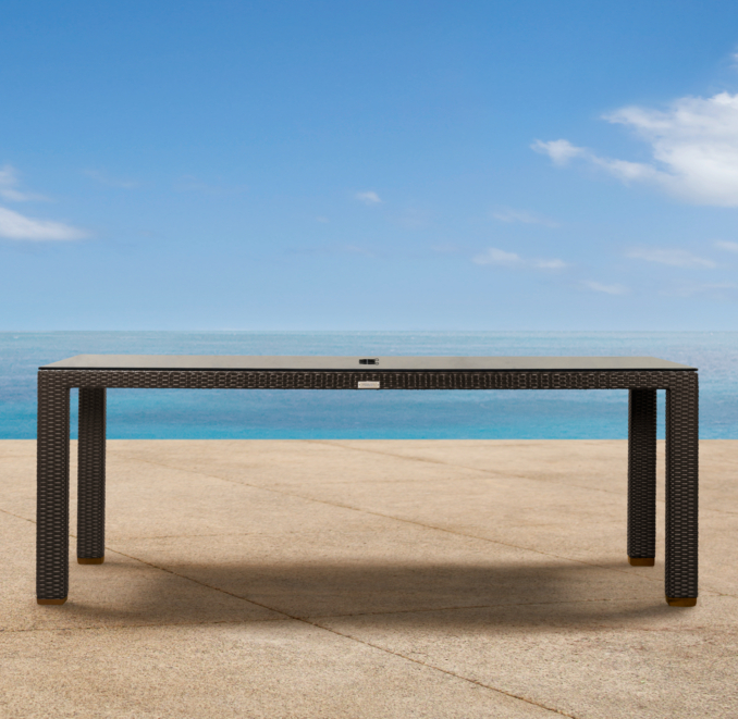 Del Mar Rectangular Dining Table Espresso