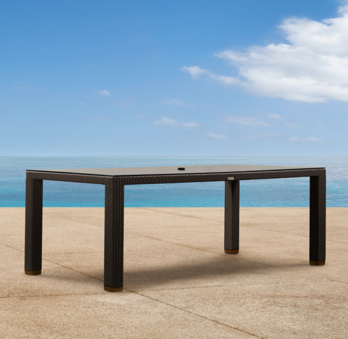Del Mar Rectangular Dining Table Espresso