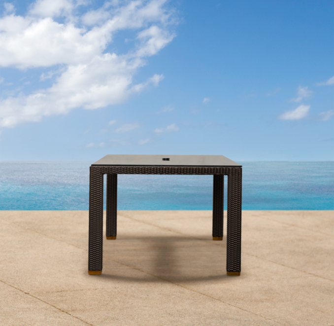 Del Mar Rectangular Dining Table Espresso