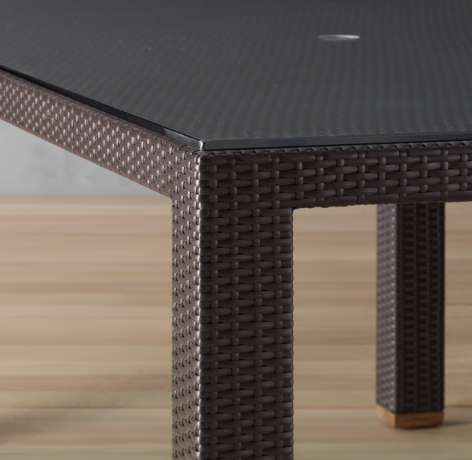 Del Mar Rectangular Dining Table Espresso