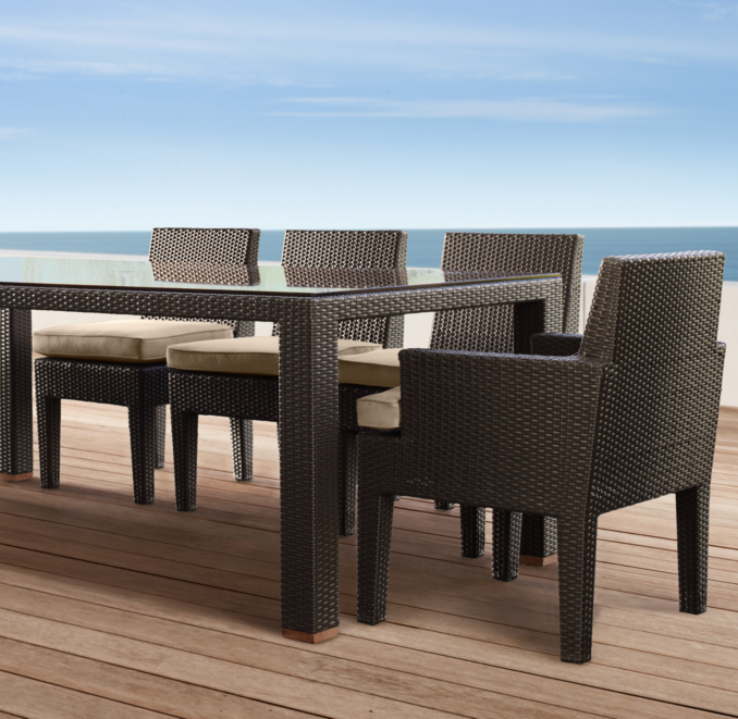 Del Mar Rectangular Dining Table Espresso