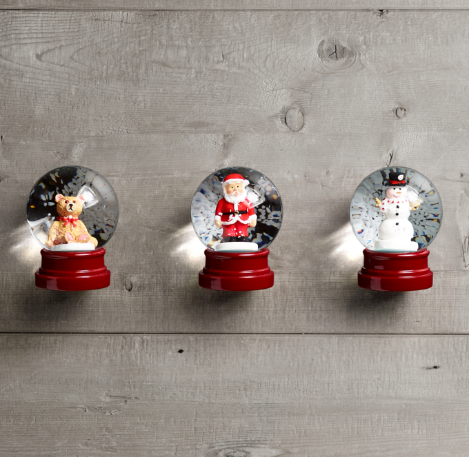 Mini Snow Globes (Set of 3)