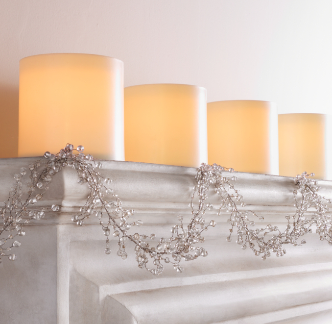 Vintage Glass Garland - Clear