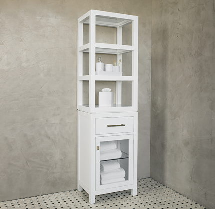Hutton Glass Door Base with Drawer