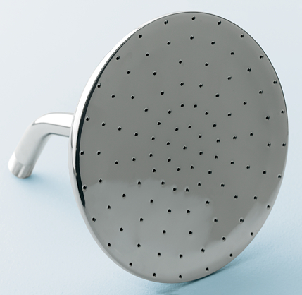 8" Round Wall-Mount Rain Showerhead
