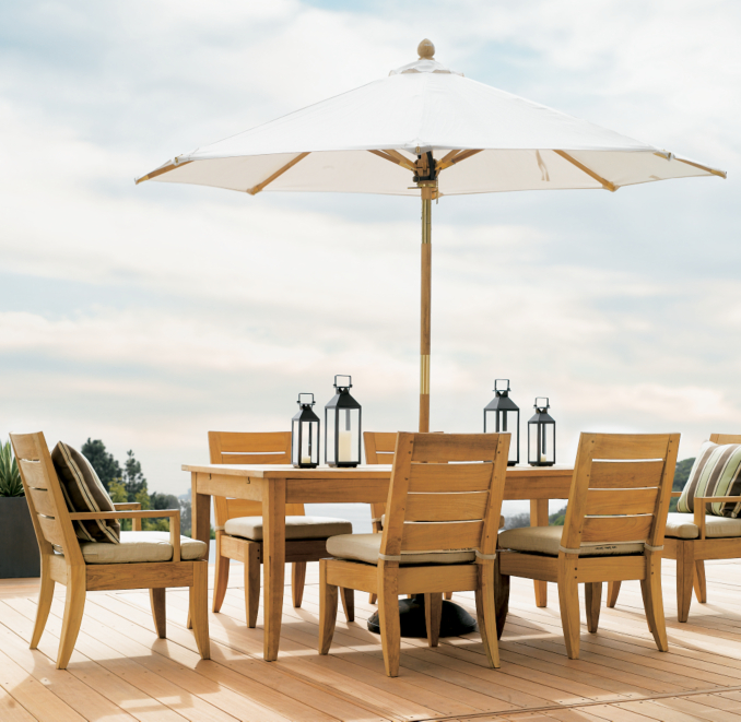 Santa Barbara Rectangular Extension Table