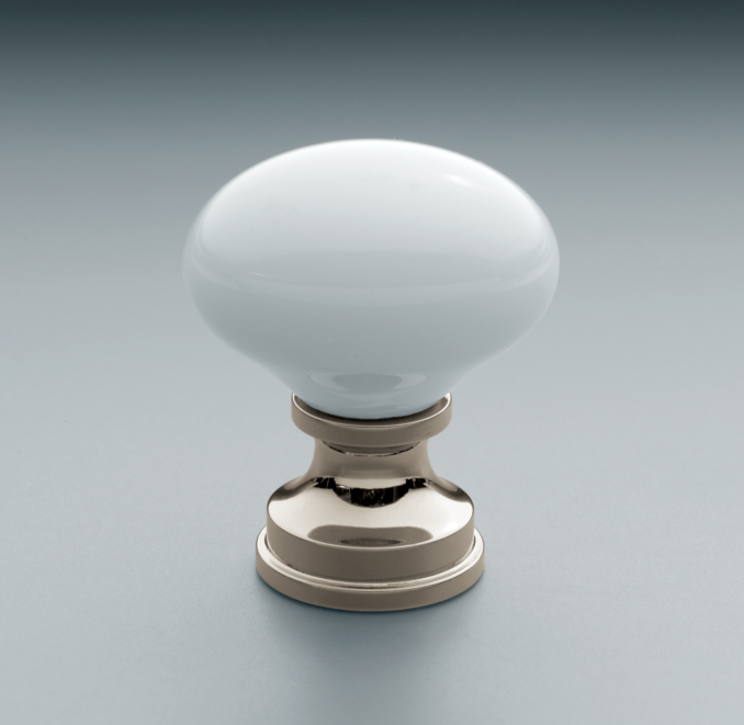 Ceramic Knob - White